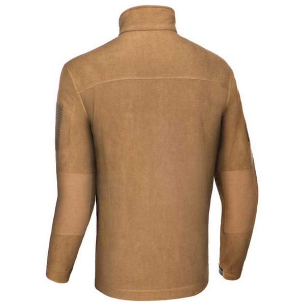 Outrider Tactical Windblock Fleecejakke Med Fuld Lynlås Brun 2XL Mand