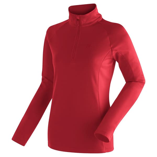 Maier Sports Eva Puolivetoketjullinen Fleecetakki Punainen M-L / Regular Nainen