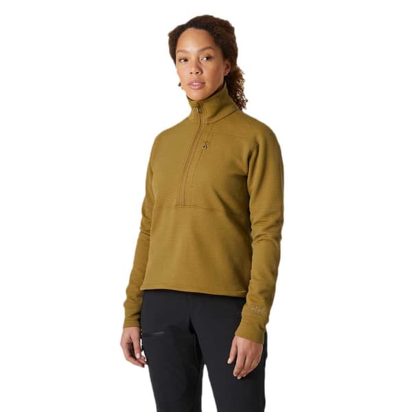 Helly Hansen Evolved Air Fleece Med Halv Dragkedja Grönt M Kvinna