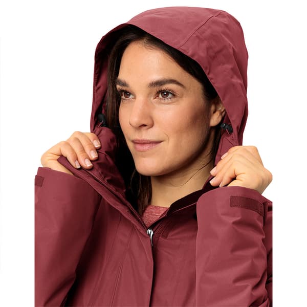 Vaude Rosemoor Padded Ii Jacka Röd 36 Kvinna