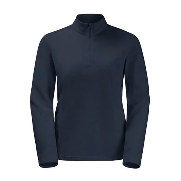 Jack Wolfskin Taunus Fleece Med Halv Dragkedja Blå XS Kvinna