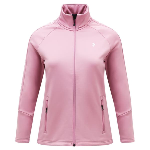 Peak Performance Rider Fleecejacka Med Dragkedja Rosa S Kvinna