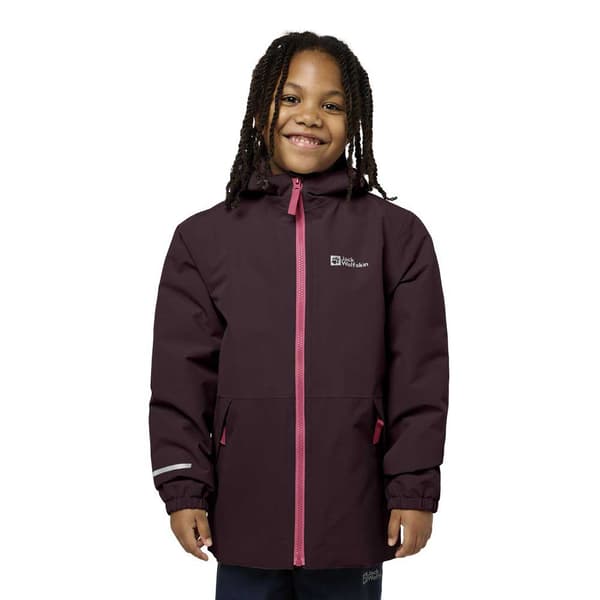 Jack Wolfskin Snowy Days Jacka Rosa 116 cm Pojke
