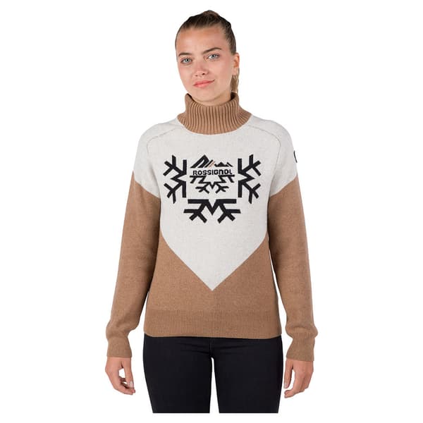 Rossignol Cieloalto Turtle Neck Tröja Brun M Kvinna