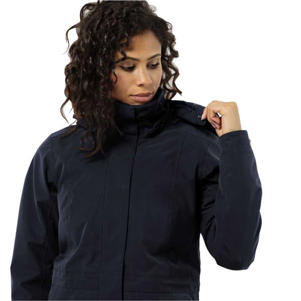 Jack Wolfskin Ottawa Frakke Blå XS Kvinde