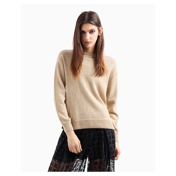 Armani Exchange 6dym2c_ym2fz Villapaita Beige XS Nainen
