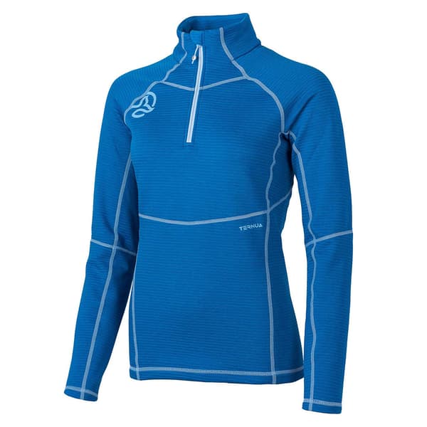 Ternua Momhill Fleece Med Halv Dragkedja Blå XL Kvinna