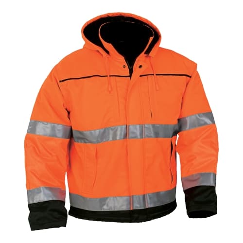 5816 Jacket Fluorescent orange/navy Unisex