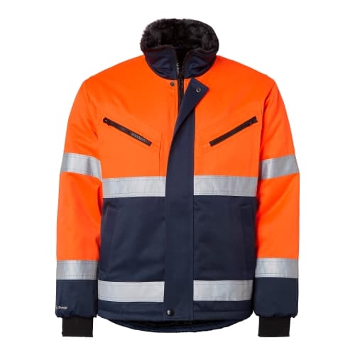 5616 Jacket Fluorescent orange/navy Unisex