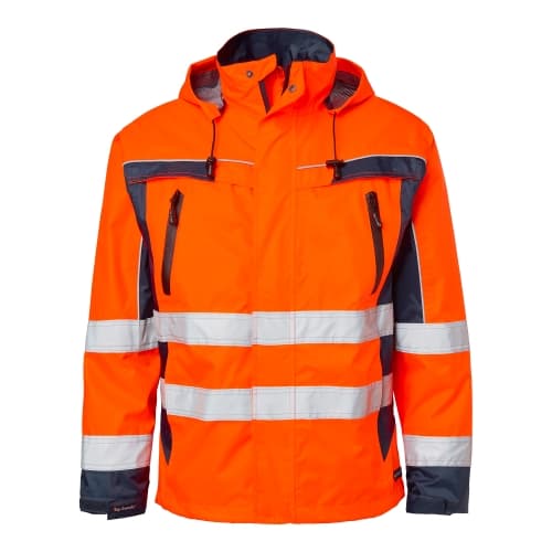 5217 Shell Jacket Fluorescent orange/navy Unisex