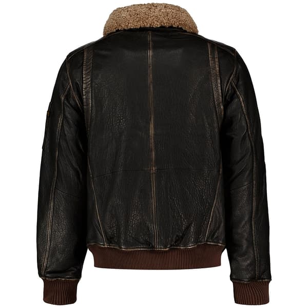 Alpha Industries B15 Custom Läderjacka Brun 2XL Man