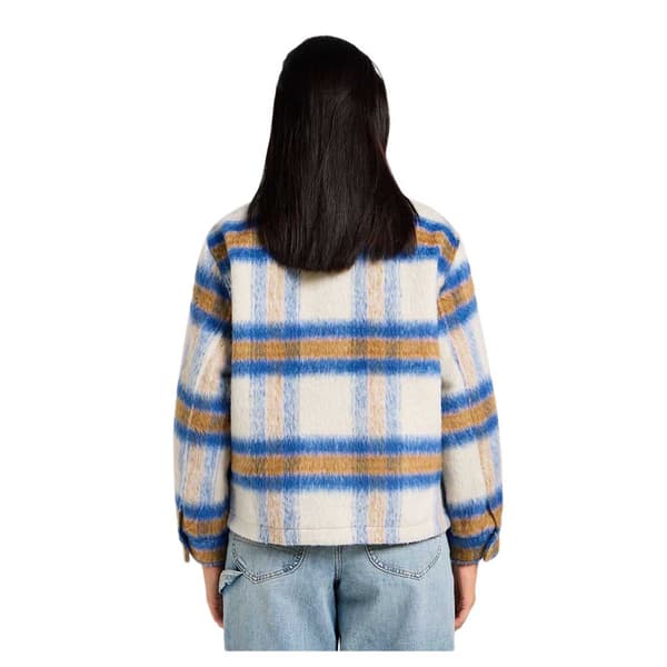 Lee Cropped Wool Jakke Beige M Kvinde