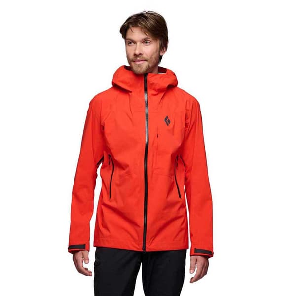 Black Diamond Highline Stretch Shell Jacka Orange S Man