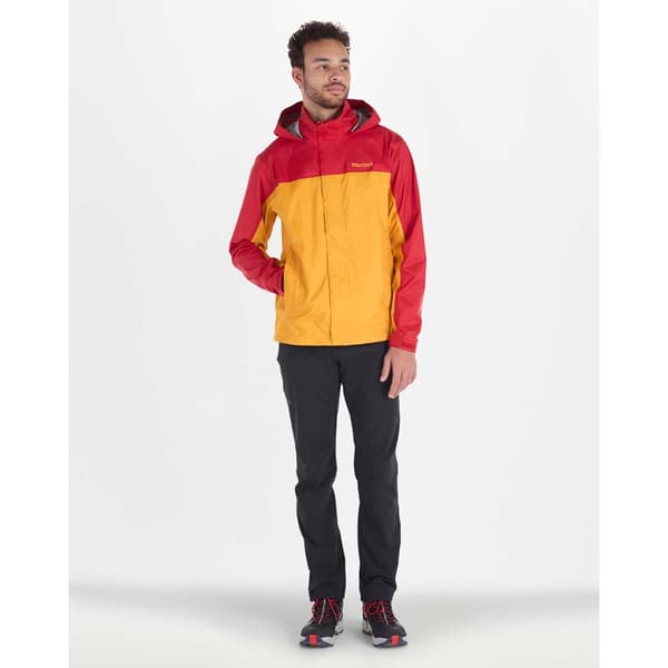 Marmot Precip Eco Jacka Gul,Röd M Man