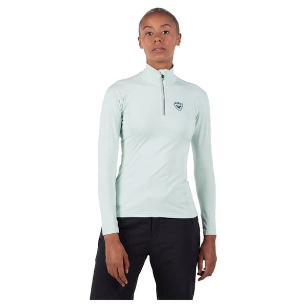 Rossignol Classique Fleecejakke Med Halv Lynlås Blå 2XL Kvinde