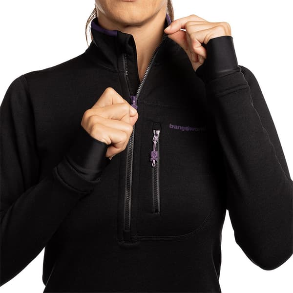 Trangoworld Trx2 Stretch Pro Fleece Sort M Kvinde