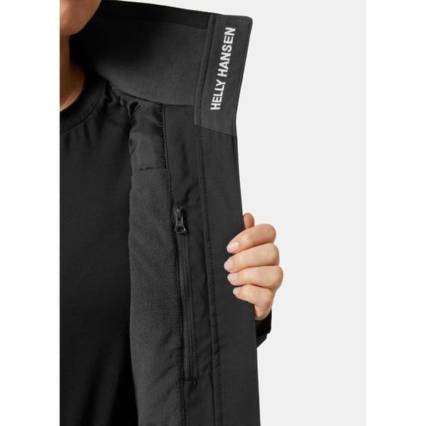 Helly Hansen Crew Hooded Midl 2.0 Jakke Sort L Kvinde