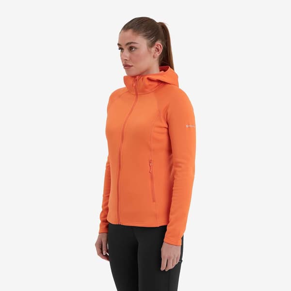 Montane Fury Lite Vetoketjullinen Fleecetakki Oranssi 2XL Nainen