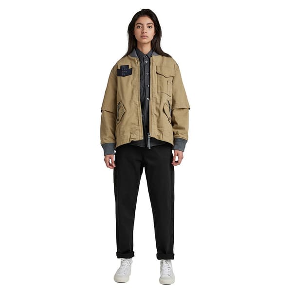 G-star E Bomberjacka Beige M Kvinna