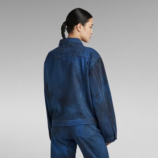 G-star D23643-d480 Jeansjacka Blå S Kvinna