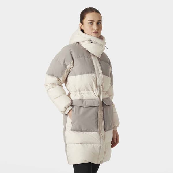 Helly Hansen Escape Down Regnfrakke Beige M Kvinde