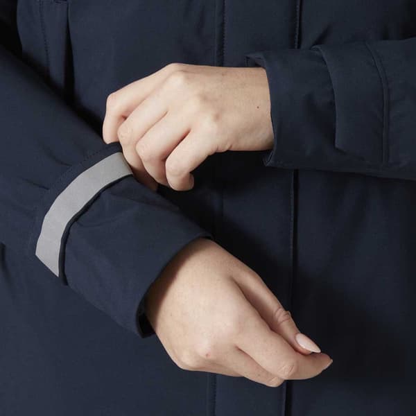 Helly Hansen Victoria Insulated Mid Regnfrakke Blå M Kvinde