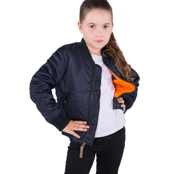 Alpha Industries Ma-1 Vf 59 Jacka Blå 5-6 Years Pojke
