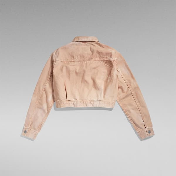 G-star Boxy Explorer Jeansjacka Beige M Kvinna
