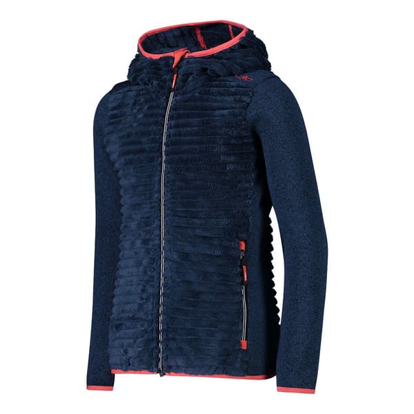 Cmp Fix Hood 32p1245 Fleecejakke Med Hætte Blå 6 Years