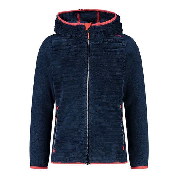 Cmp Fix Hood 32p1245 Fleecejakke Med Hætte Blå 6 Years