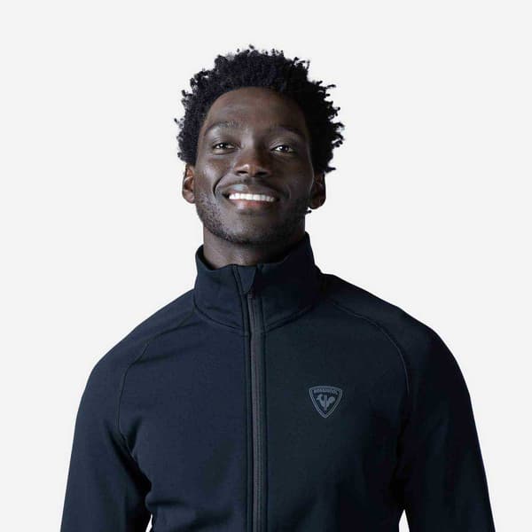 Rossignol Classique Clim Fleece Med Halv Dragkedja Svart XL Man