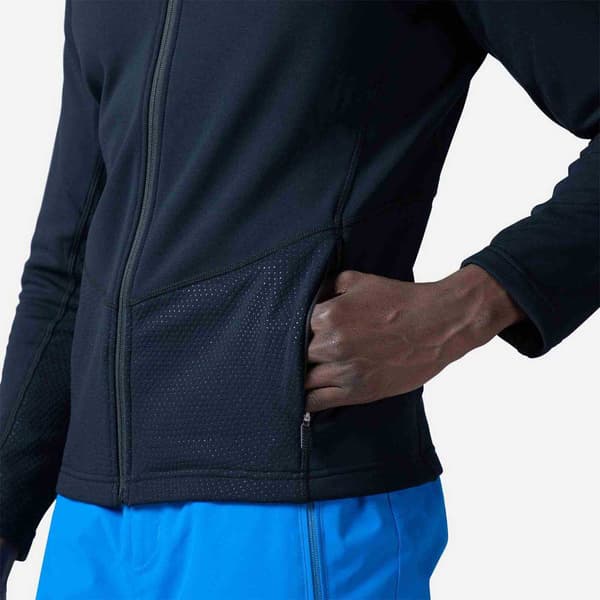 Rossignol Classique Clim Fleece Med Halv Dragkedja Svart XL Man