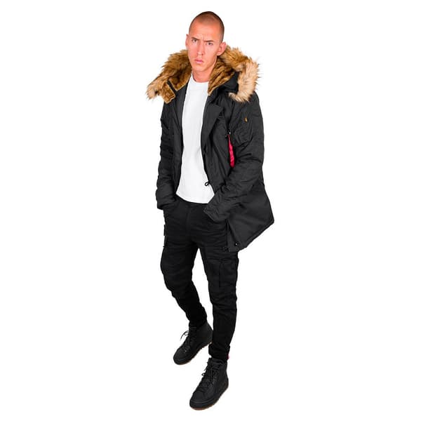 Alpha Industries Explorer Jakke Sort XL Mand