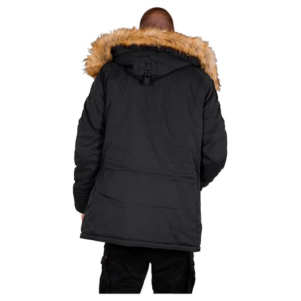 Alpha Industries Explorer Jakke Sort XL Mand
