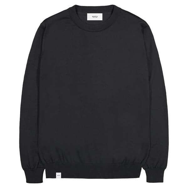 Makia Merino Knit Trøje Sort S Mand