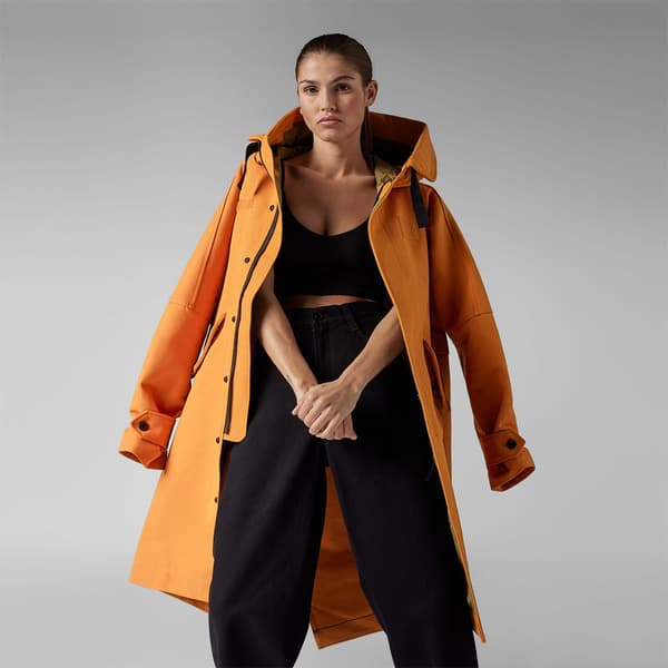 G-star E Fishtail Parka Brun M Kvinna