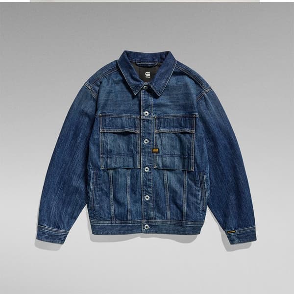 G-star D24332-d577 Denimjakke Blå XL Mand