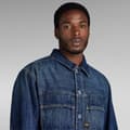 Miniatyrbillede 5 af 6: G-star D24332-d577 Denimjakke Blå XL Mand