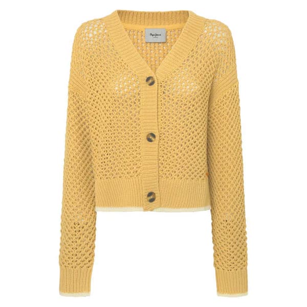 Pepe Jeans Isabella Kardigan Gul S Kvinna
