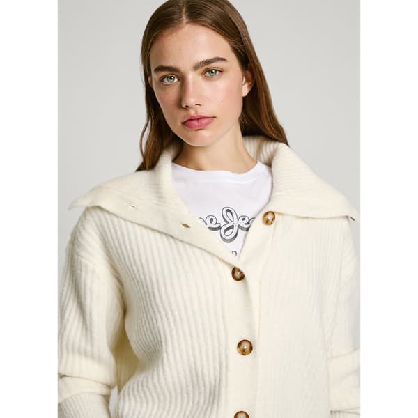 Pepe Jeans Irma Kardigan Beige M Kvinna