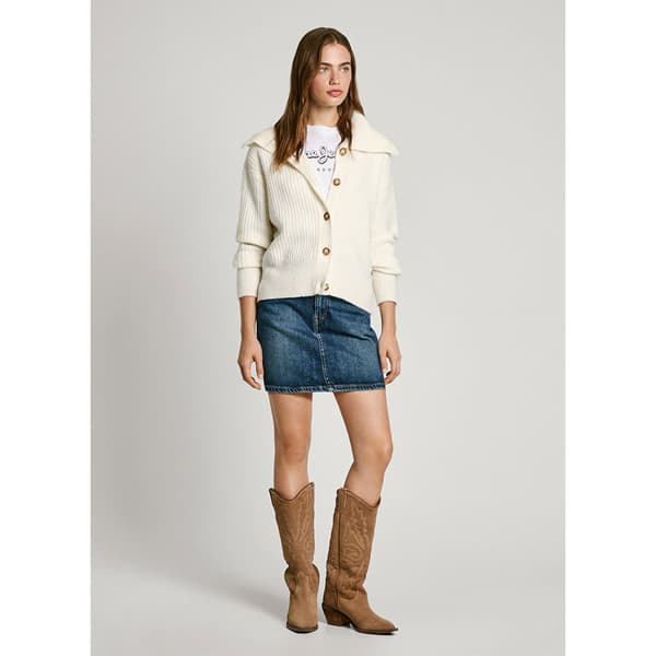 Pepe Jeans Irma Kardigan Beige M Kvinna