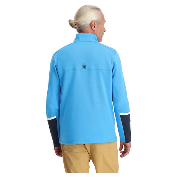 Spyder Speed Fleece Med Halv Dragkedja Blå XL Man