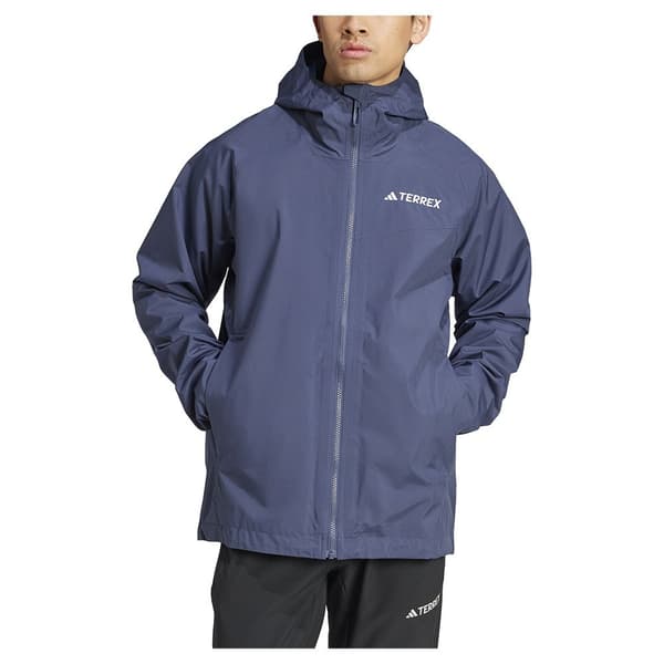 Adidas Terrex Multi 2l Rain.rdy Jakke Blå L Mand
