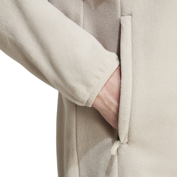 Adidas Terrex Multi Vetoketjullinen Fleecetakki Beige S Mies