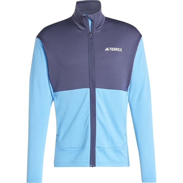 Adidas Terrex Multi Light Vetoketjullinen Fleecetakki Sininen XL Mies