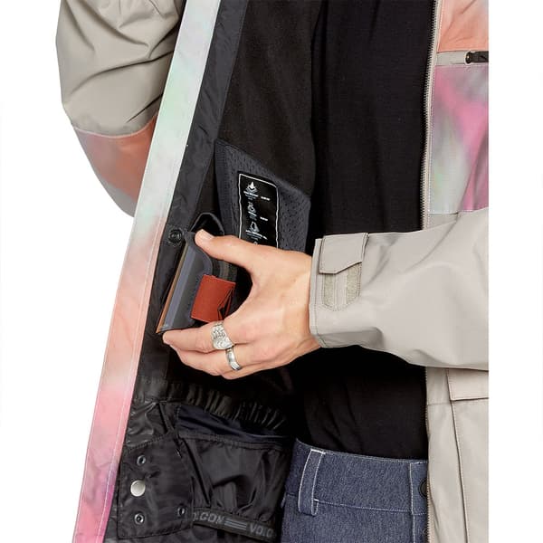 Volcom Nightbreaker 20k Jacka Grå S Man