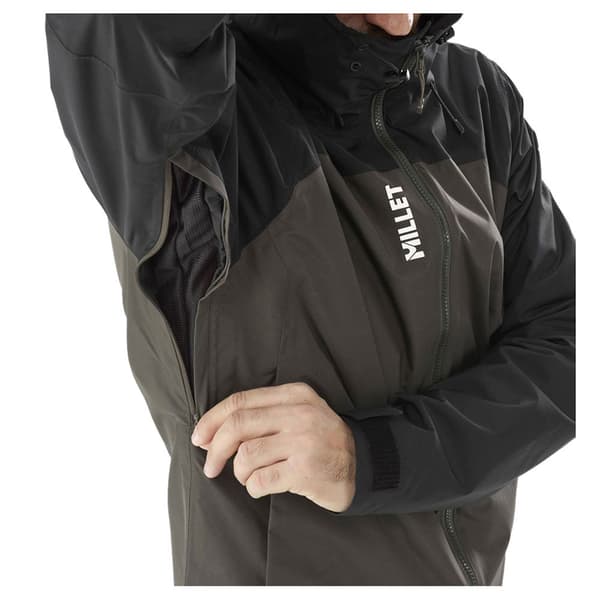 Millet Seneca Goretex 2l Fleece Harmaa XS Mies