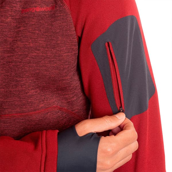 Trangoworld Chiasso Vd Fleece Med Halv Dragkedja Röd 2XL Man