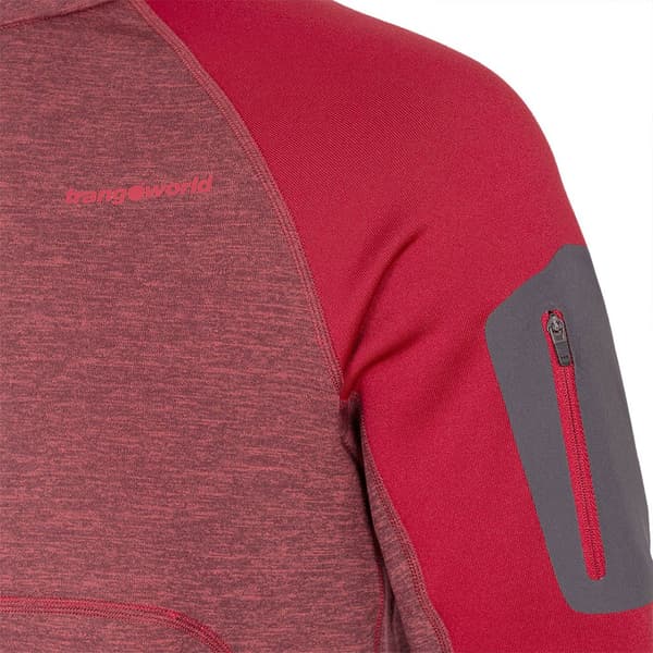 Trangoworld Chiasso Vd Fleece Med Halv Dragkedja Röd 2XL Man