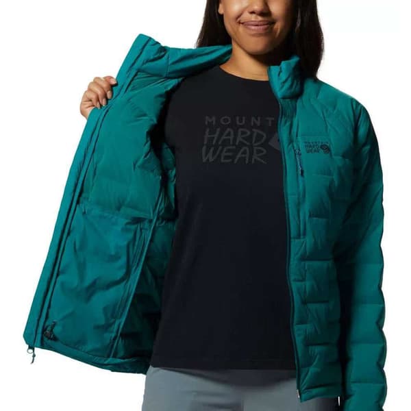 Mountain Hardwear Stretch Dunjacka Blå S Kvinna